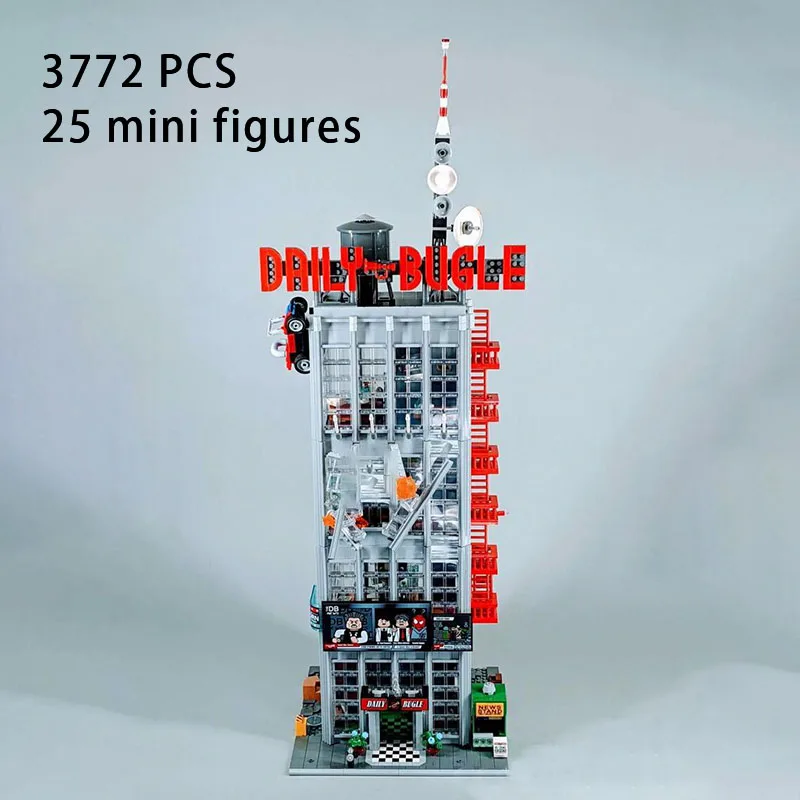 3772 PCS Daily Bugle Model Building Blocks Bricks Compatible 76178 Office Kids Birthyday Christmas Gift Toys
