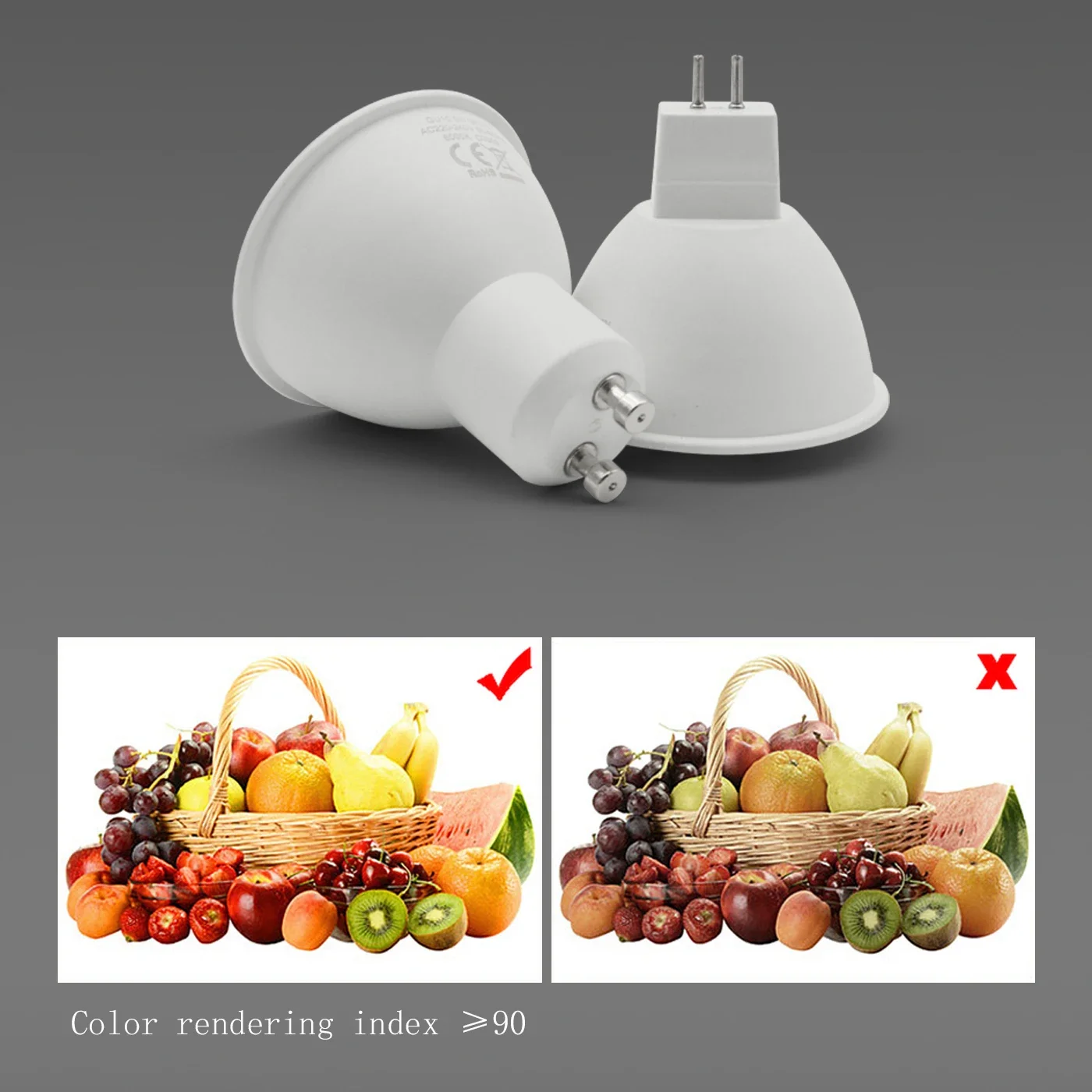 12 шт. Amplia presión 100-240 В светодиодный прожектор GU10 MR16 3 Вт-8 Вт бытовой светильник