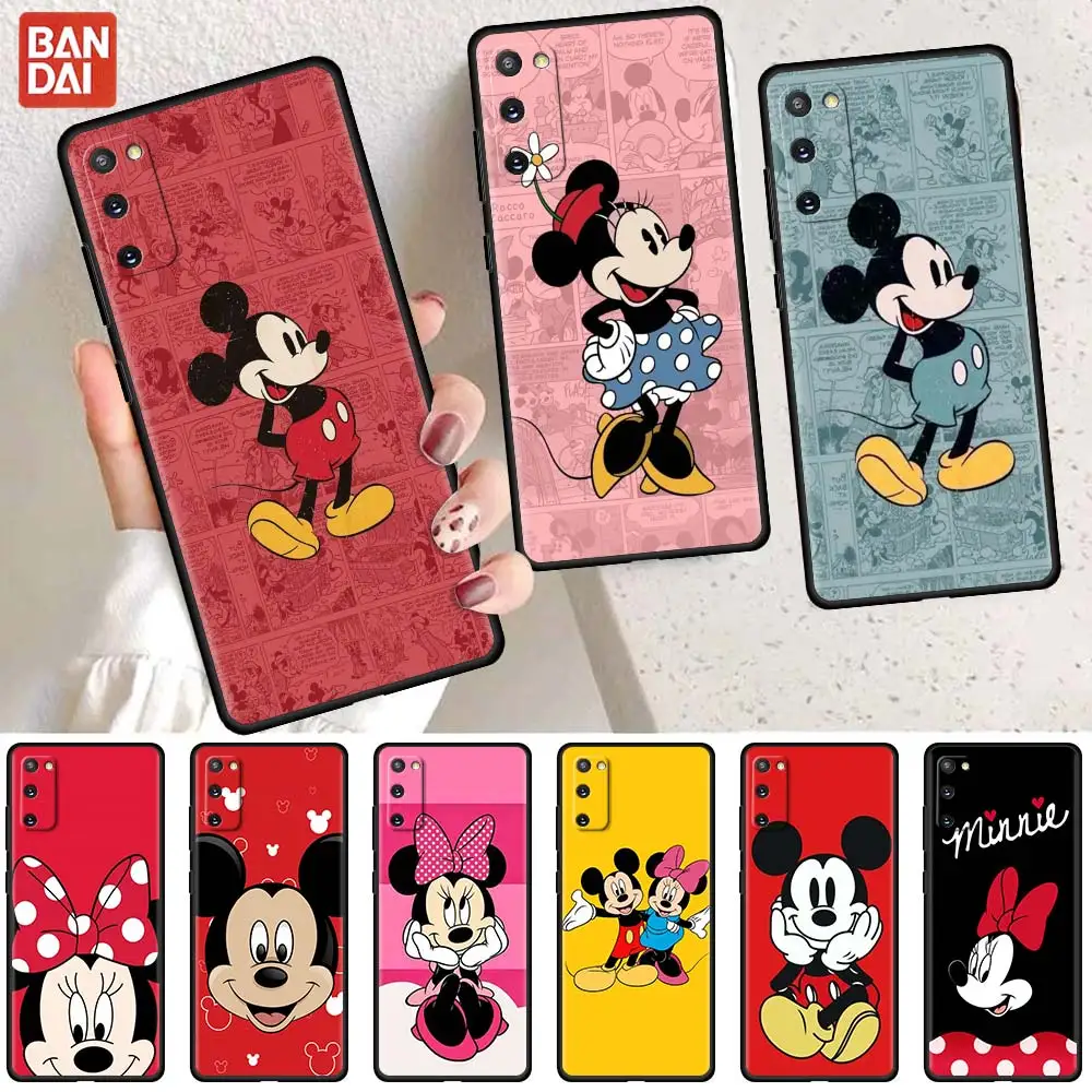 

Mickey Mouse Cartoon Case For Samsung Galaxy S20 S21 S22 S10 S8 S9 Plus Note S20 Ultra 10 Lite Black Soft Phone Cover Tampa