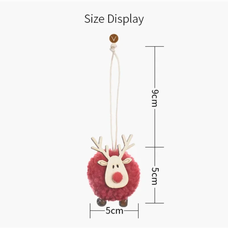 4 шт. Деревянные Подвески в виде оленя
