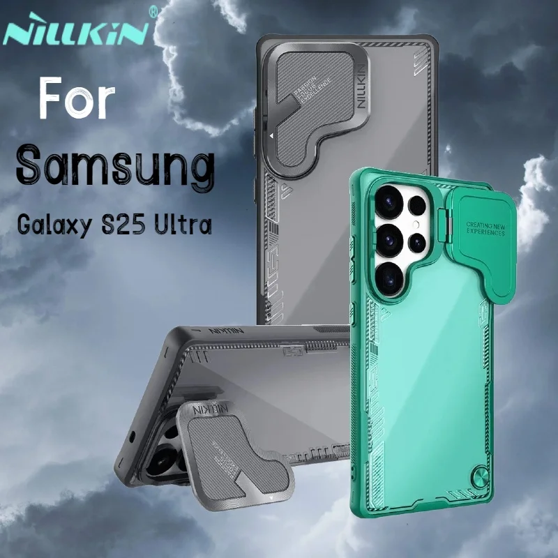 Фото Чехол Nillkin Iceblade Prop для Samsung Galaxy S25 Ultra/S24 Ultra, флип-кейс с защитой объектива, чехол-накладка для телефона
