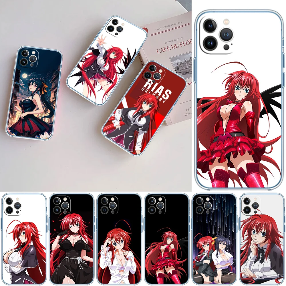Фото Прозрачный мягкий чехол VY79 Rias Gremory для Motorola Moto Edge 20 30 40 50 S30 Fusion Ultra Pro Neo Lite + G200 G23 №1