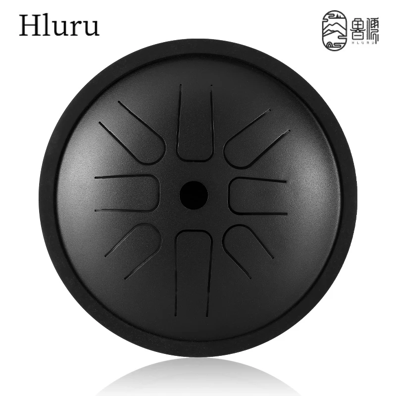 

HLURU Glucophone Steel Tongue Drum 6 Inch 8 Notes C/D Tone Professional Hand Drum Ethereal Drum Hang Percussion instrument