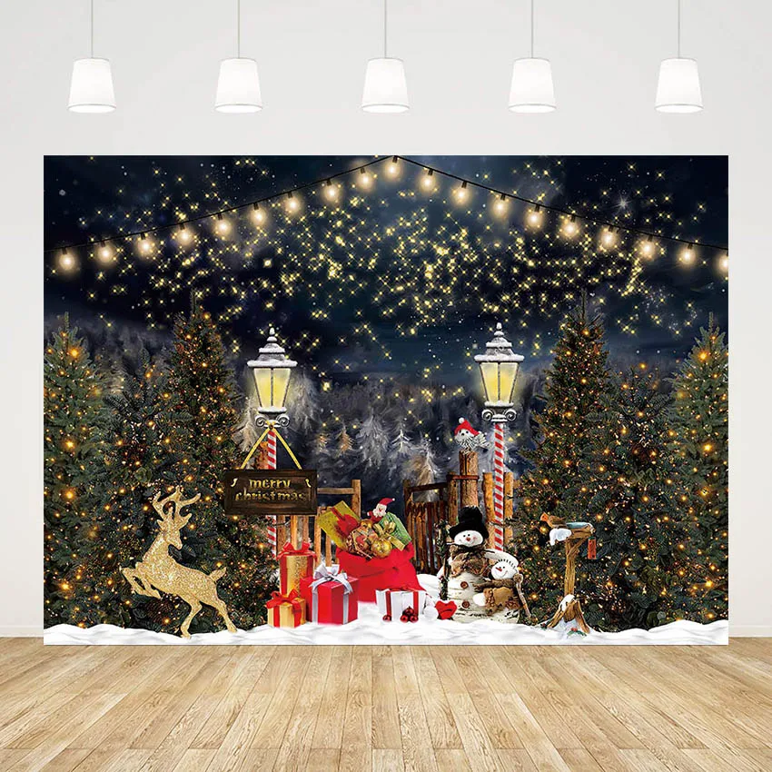 

Фон для фотосъемки Mehofond Счастливого Рождества с блестками лес Рождественский подарок снег Страна Чудес дети праздник Портрет фон фото