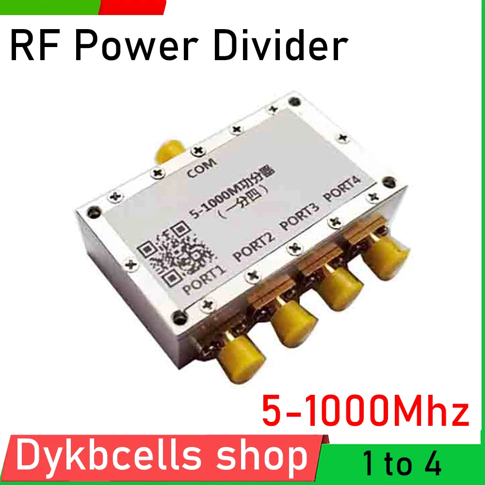Делитель мощности DYKBmetered 1-4 Power Divider Combiner 5-1000 МГц