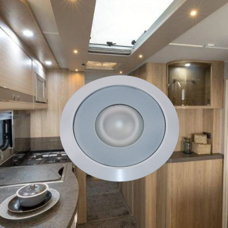 2022 New Cabin Lighting Caravan Campervan 8W Marine IP66 9-Color Switchable Motorhome LED Interior Boat Light Barco Yate