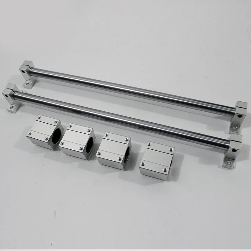 Линейный вал 2 шт. OD8/10/12/16 мм 300 400 500 800 4 SCS8/10/12/16UU линейные подшипниковые Блоки