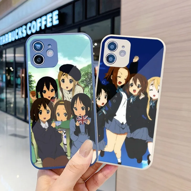 

Чехол для телефона с аниме K на IPhone 14, 13, 12, 11 Pro Max, X, XR, XS, 8, 7 Plus, цветной чехол из жидкого стекла