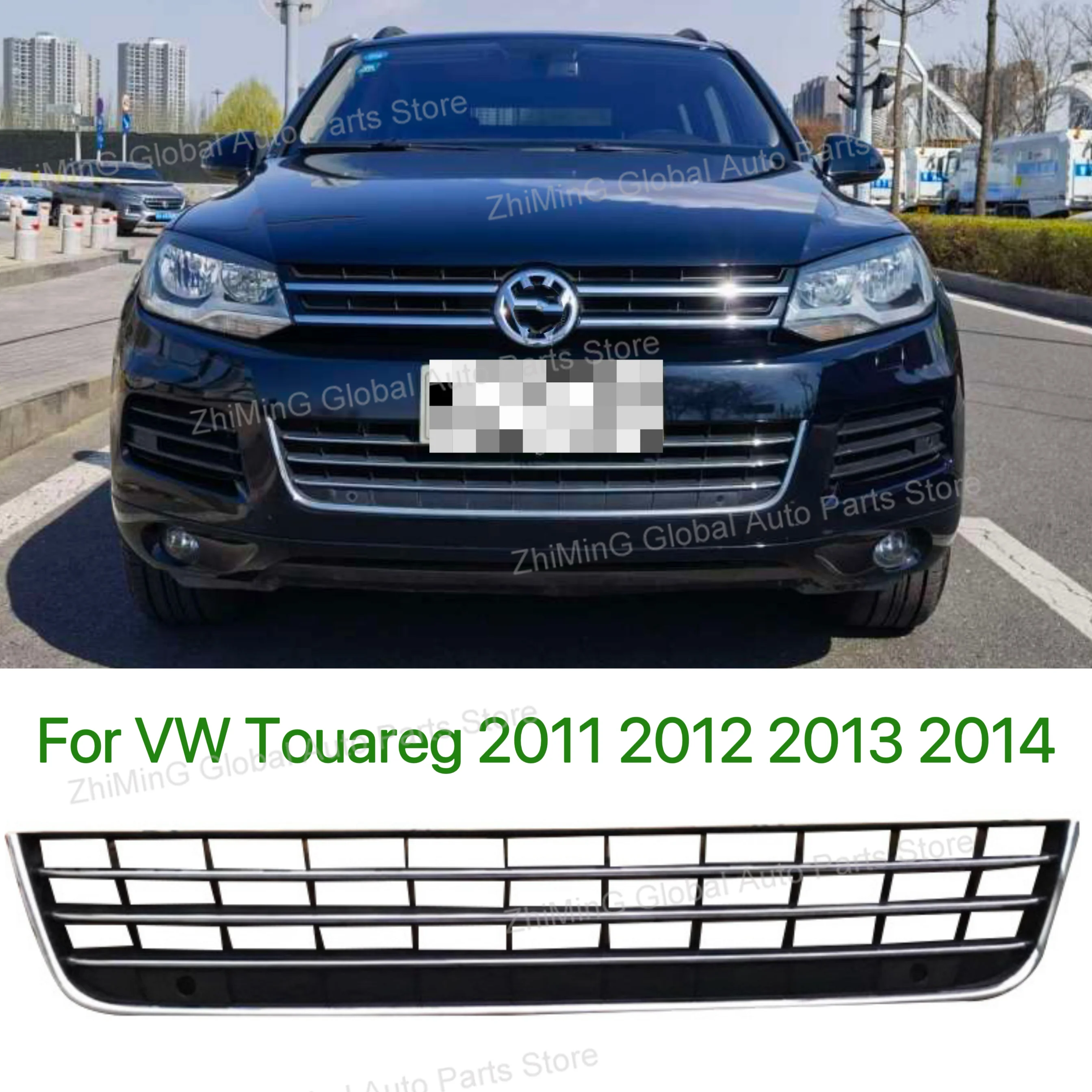 Передний бампер VW для VOLKSWAGEN Touareg 2011-2014 нижняя решетка гриля передняя