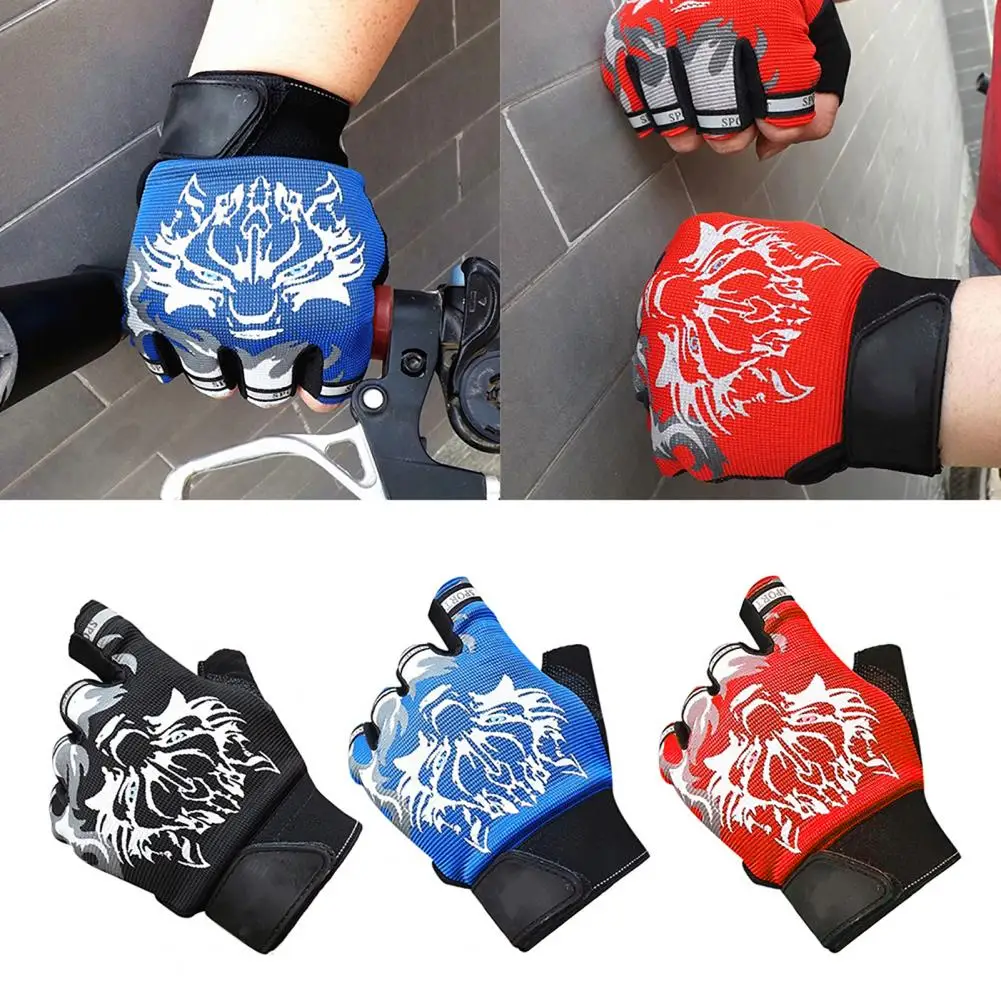 

1 Pair Cycling Gloves Useful Portable Non-slip Cycling Half Finger Short Gloves for Cycling Unisex Gloves Unisex Gloves
