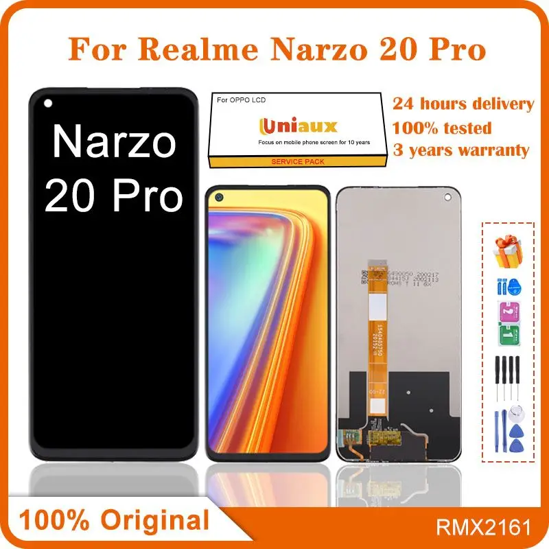 Оригинальный дисплей 6,5 дюйма для замены ЖК-дисплея Realme Narzo 20 Pro RMX2161