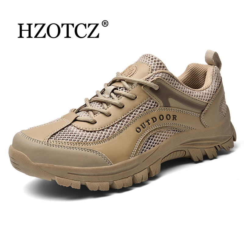 

Размера плюс мужская повседневная обувь, дышащие сетчатые мужские кроссовки, обувь, пластиковая Мужская походная обувь