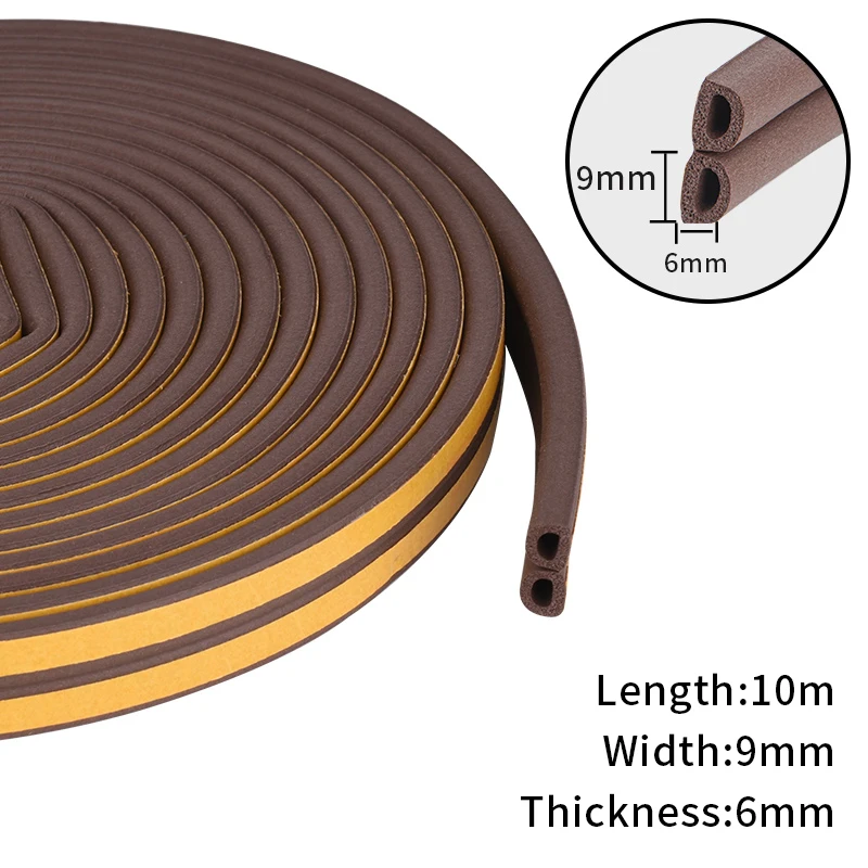 

Несколько типов дверных уплотнителей, самоклеящаяся резиновая дверная изоляция, уплотнитель, уплотнитель, дверная рама, блокировщик зазоров