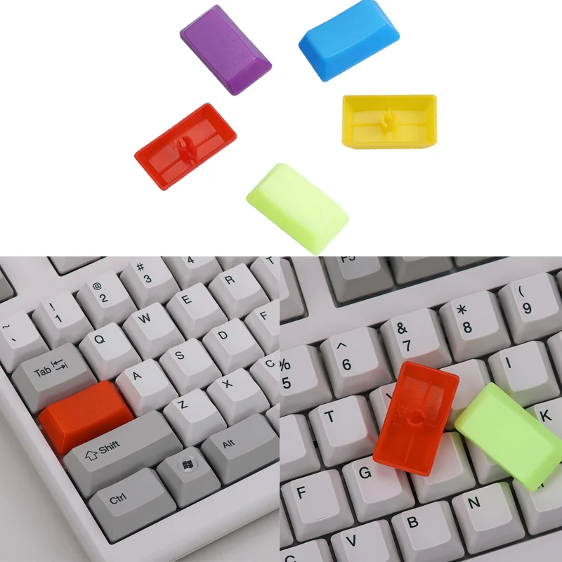 1.75u Caps R2 POM Keycaps For Capacitive Keyboard Topre Fc660c Hhkb 4pcs Blue Orange Red Purple Green Yellow Grey Black Key Cap