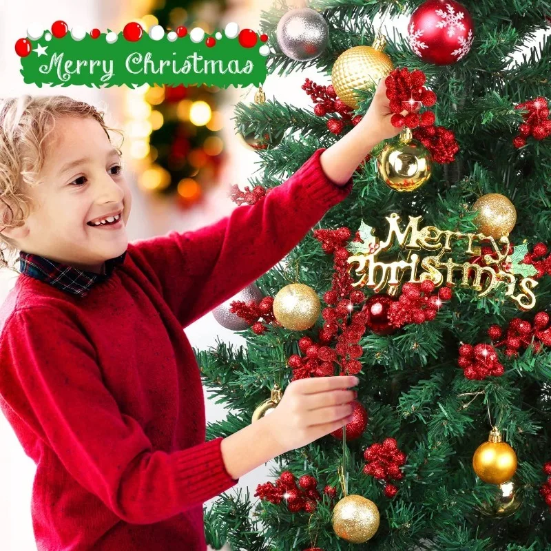 5 шт. искусственная пена красные раздвоенные ягоды украшение для дома комнаты