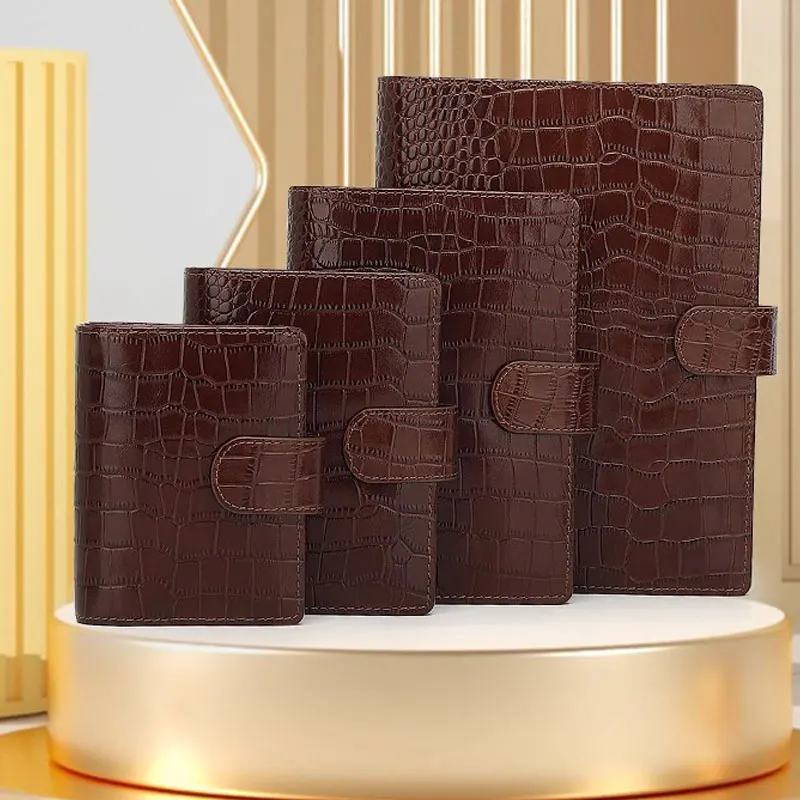 

Yiwi кожаный блокнот A8 A7 A6 A5 с кольцом