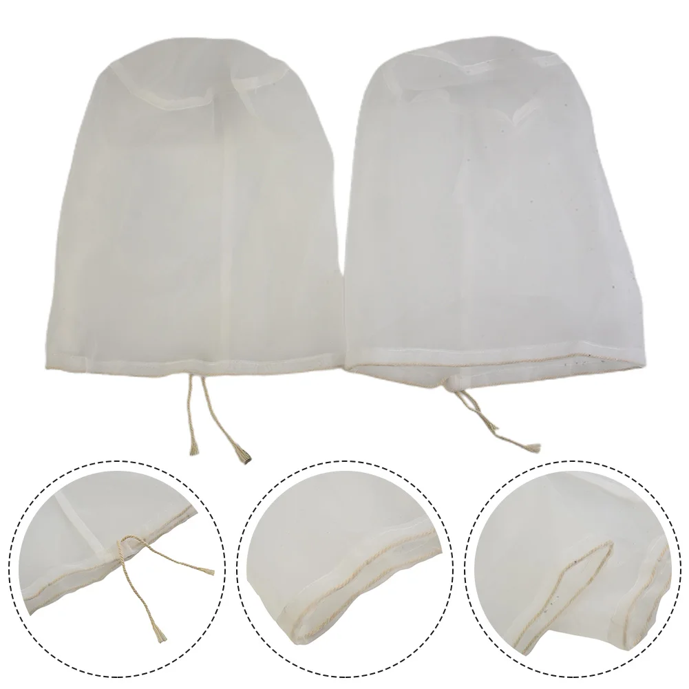 

2PCS 100/160/200 Straining Bags Food Grade Nylon Filter Bag Net Kitchen Food Filter Bags Nylon Filter Bags Strainer