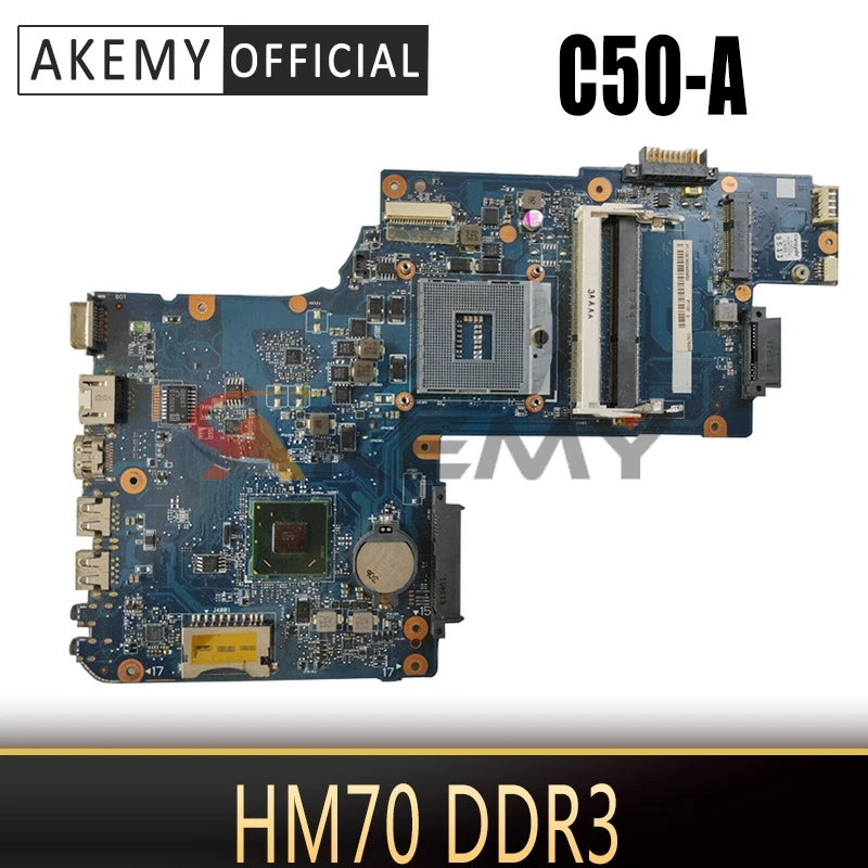 

For Toshiba Satellite C50 C50-A C55 C55-A Laptop Motherboard H000061920 With SJTNV HM70 DDR3 100% Fully Tested