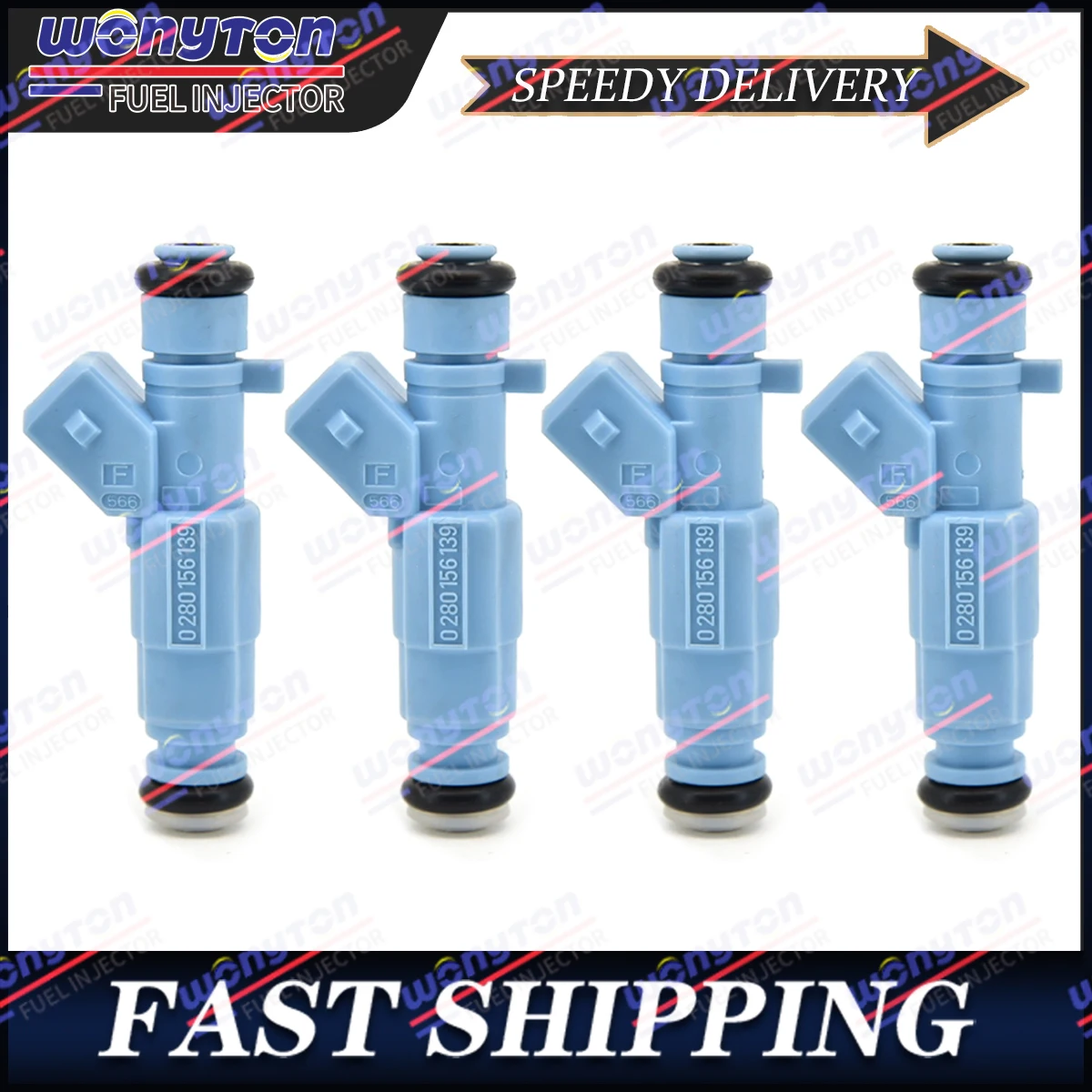 4 шт. новый топливный инжектор для Peugeot 206 307 CITROEN C4 1984F3 0280156139