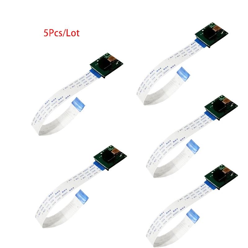

5Pcs/Lot Raspberry Pi 4 Camera Video Module 5MP Sensor OV5647 Webcam for Raspberry Pi Model A/B/A+/B+, Pi 2B Pi 3B, Pi 3 B