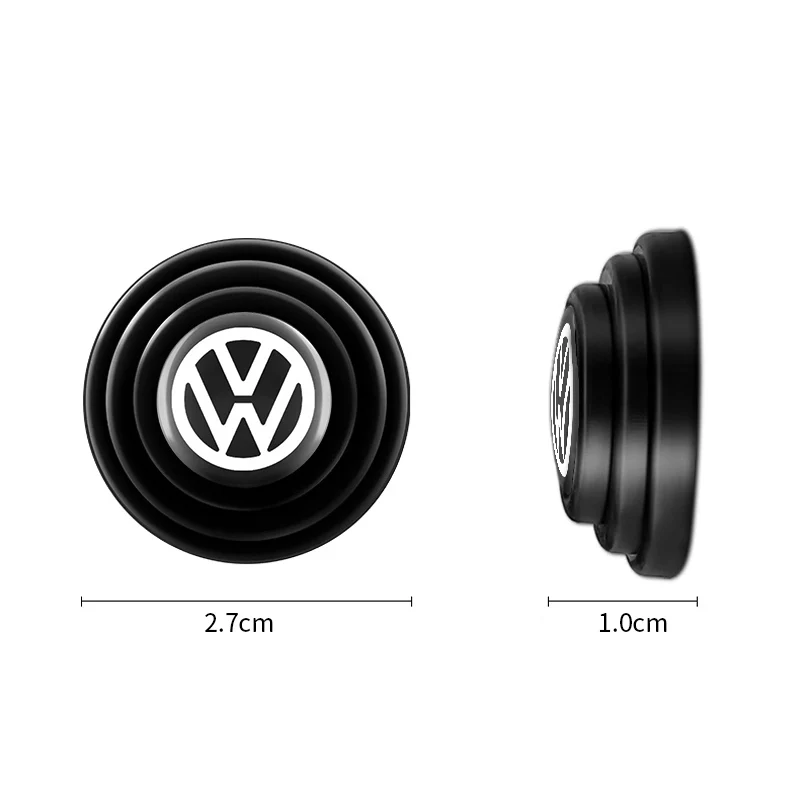 4 шт. автомобильные силиконовые наклейки на дверь амортизатор звукоизоляционный