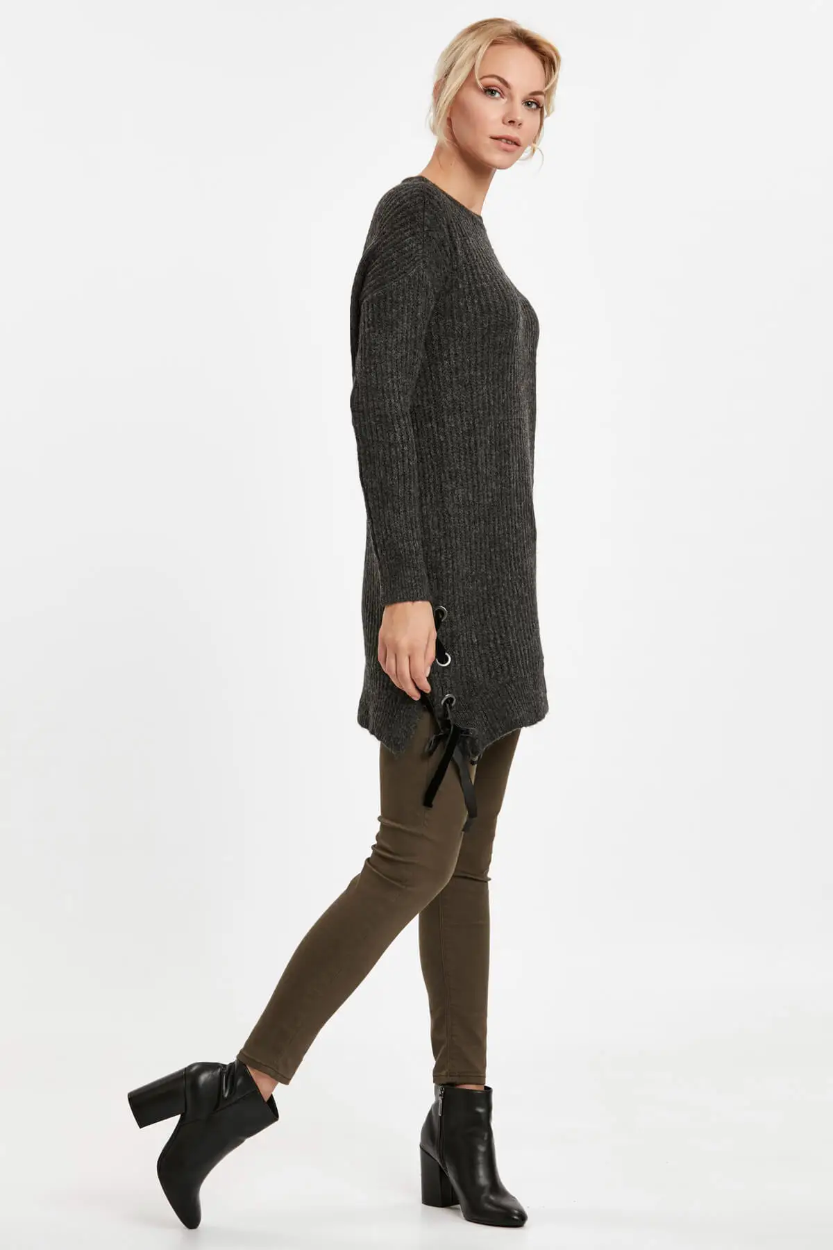 

Women Anthracite Tunic Women Muslim Tunic 2021 Fashion