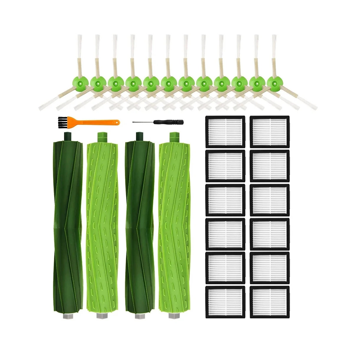 Hepa фильтр, боковая щетка для J7 J7Plus E5 E6 E7 I7 I7 + I3 I4 I6 I6 + I8 пылесос