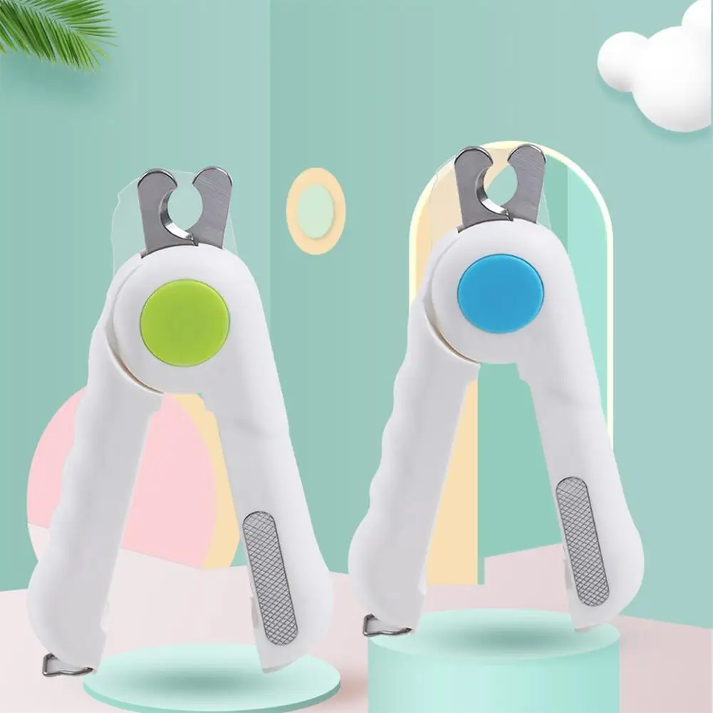 Pet Nail Clippers Dog Cat Nail Trimmer Professional Non-slip Nail Scissors With Mini Nail File Pet Supplies For Paws Grooming