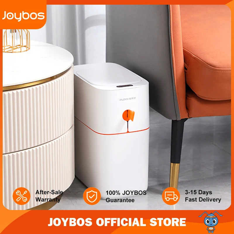 Joybos Electronic Trash Can Automatic packaging Wastebin Bathroom Kitchen Garbage Cube Recycling Large Waterproof Dustbin JS50