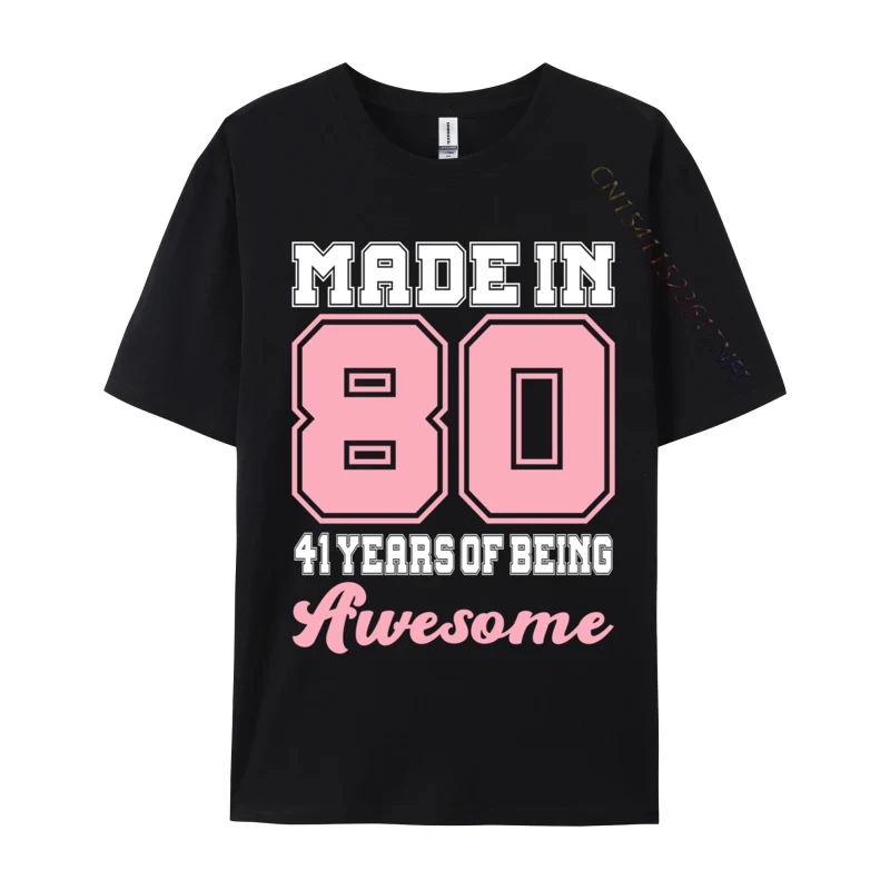 Made In 1980 41 Years Of Being Awesome 41st Birthday Flowers 5 Ramen Manga T-Shirts 2024 Newest Fashionable