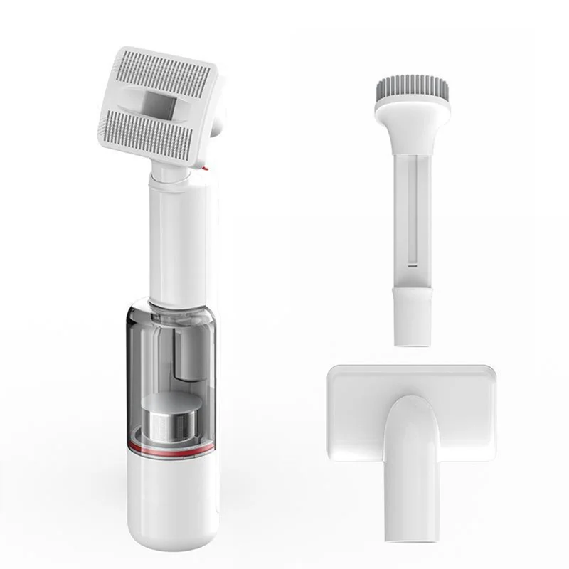 

100W 14Kpa Portable Handheld Pet Vacuum Cleaner USB Rechargeable Multifunctional Pet Brush for Home Car Vacuum Cleaner