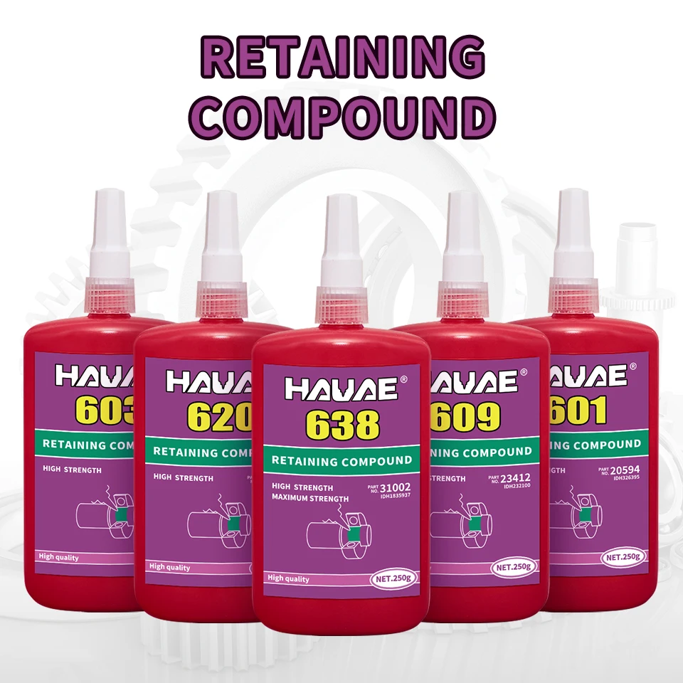Цилиндрический удерживающий клей hauae 609 620 638 641 648 680 цилиндрический анаэробный