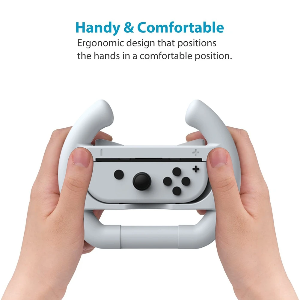 

Steering Wheel Controller for Nintendo Switch Handle Holder Grip Free Shipping
