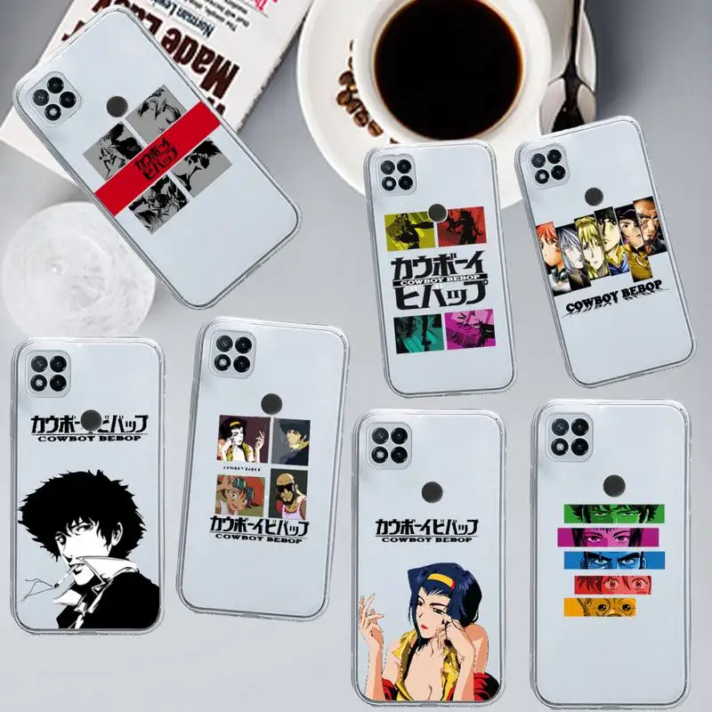 

cowboy bebop anime Phone Case Transparent for Xiaomi redmi note x f poco 10 11 9 7 8 3 i t s pro cover shell coque