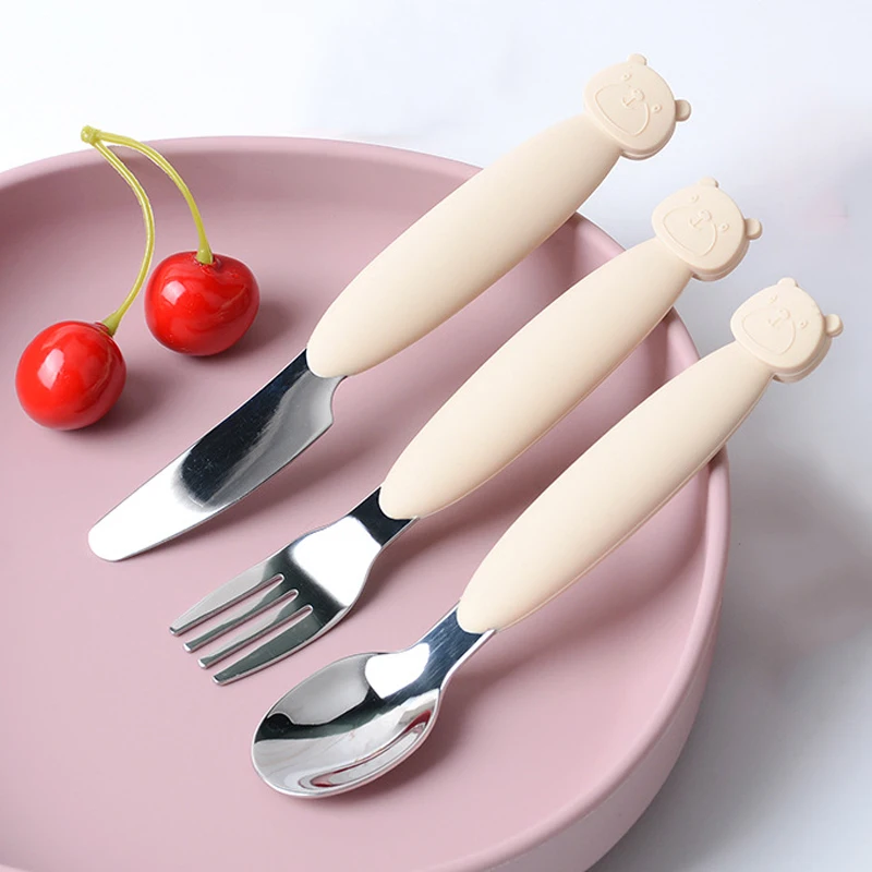 Dessert Spoon For Kids Baby Gadgets Feeding Cutlery Baby Stu