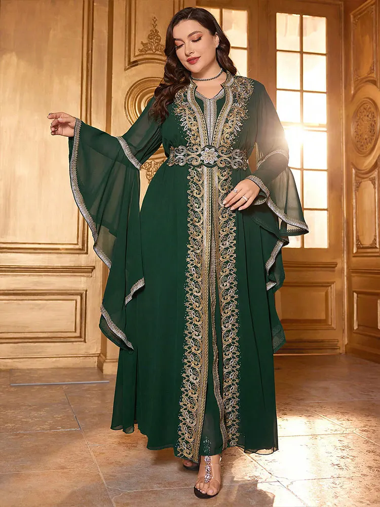 TOLEEN женское платье макси с аппликациями в винтажном стиле из шифона длиной до