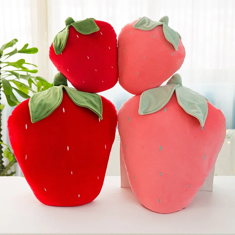 Креативная мультяшная плюшевая детская милая подушка в виде фруктов для дивана