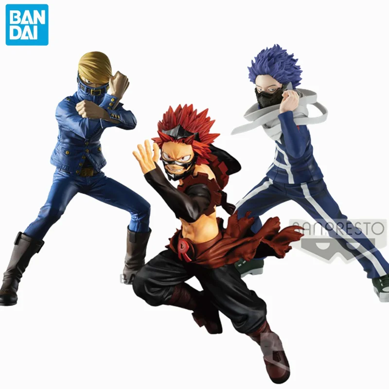 Оригинальные фигурки Bandai My Hero моя геройская академия, Shinso Hitoshi Bakugou, лучшие фигурки героев аниме Kirishima Eijiro, Подарочные игрушки Banpresto