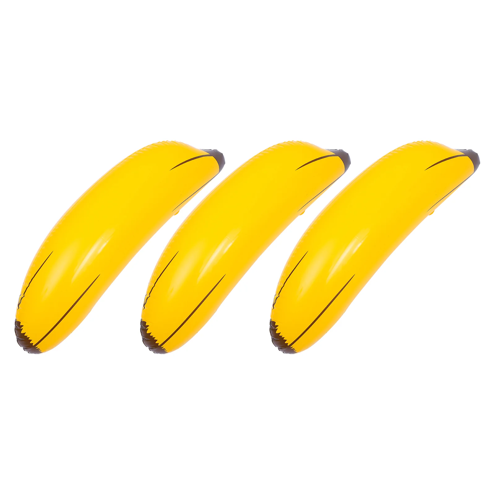 

3 Pcs Inflatable Banana Toy Kids Pool Decor Toss Game Engagement Swimming Party Decoration Pvc Bridal Shower Bride