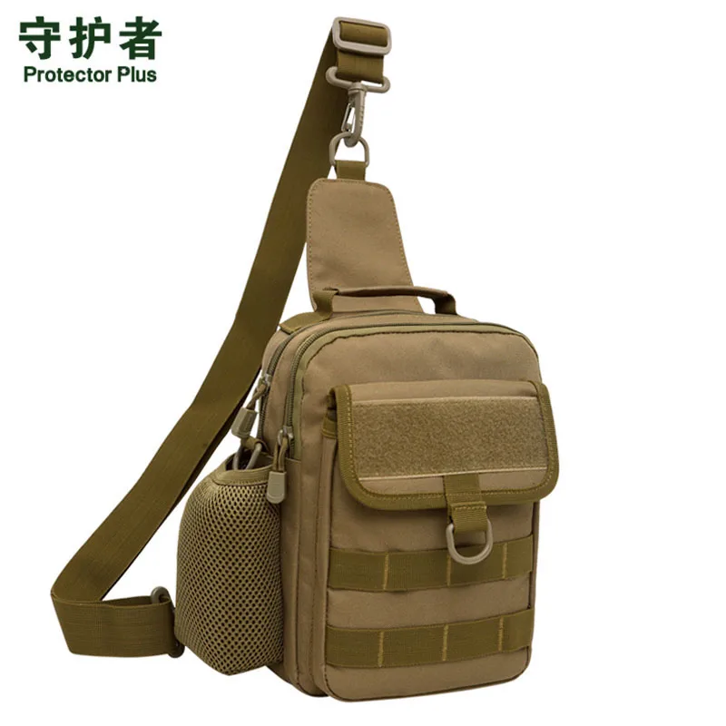 

New Men's Nylon Multipurpose Sling Chest Bag Military Riding Motorcycle Crossbody Handbag