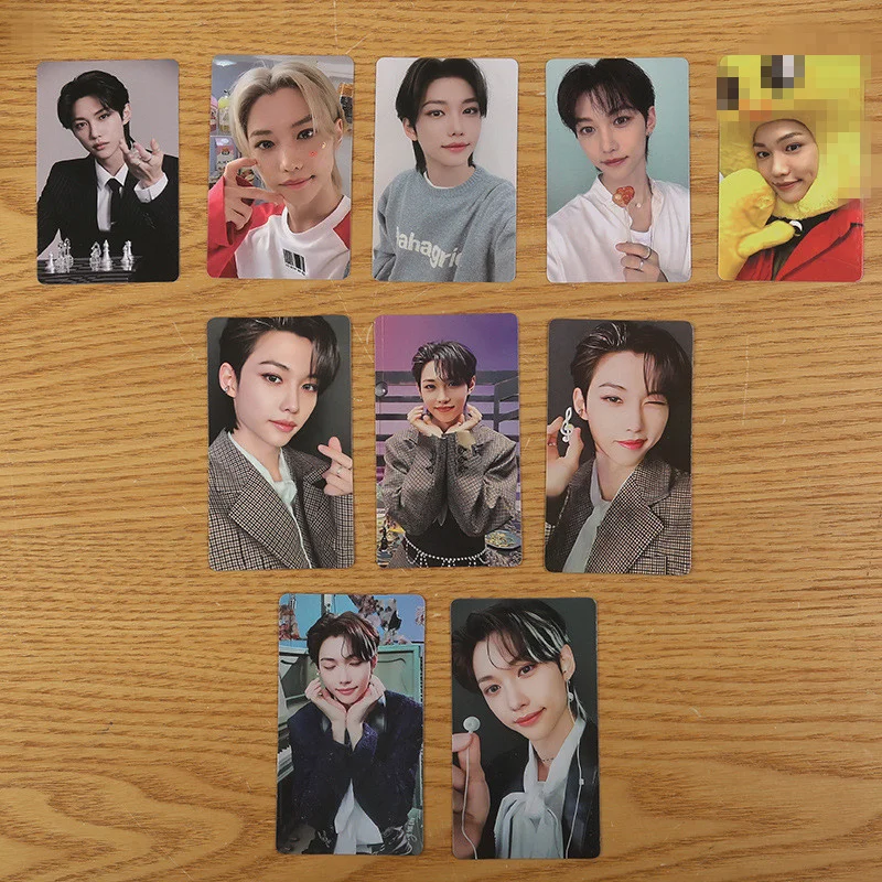 

Kpop Stray Kids MAX MMT Photocards Idol Leeknow Hyunjin Felix High Quality Photo Album Cards Fans Collection Gifts Lomo Cards