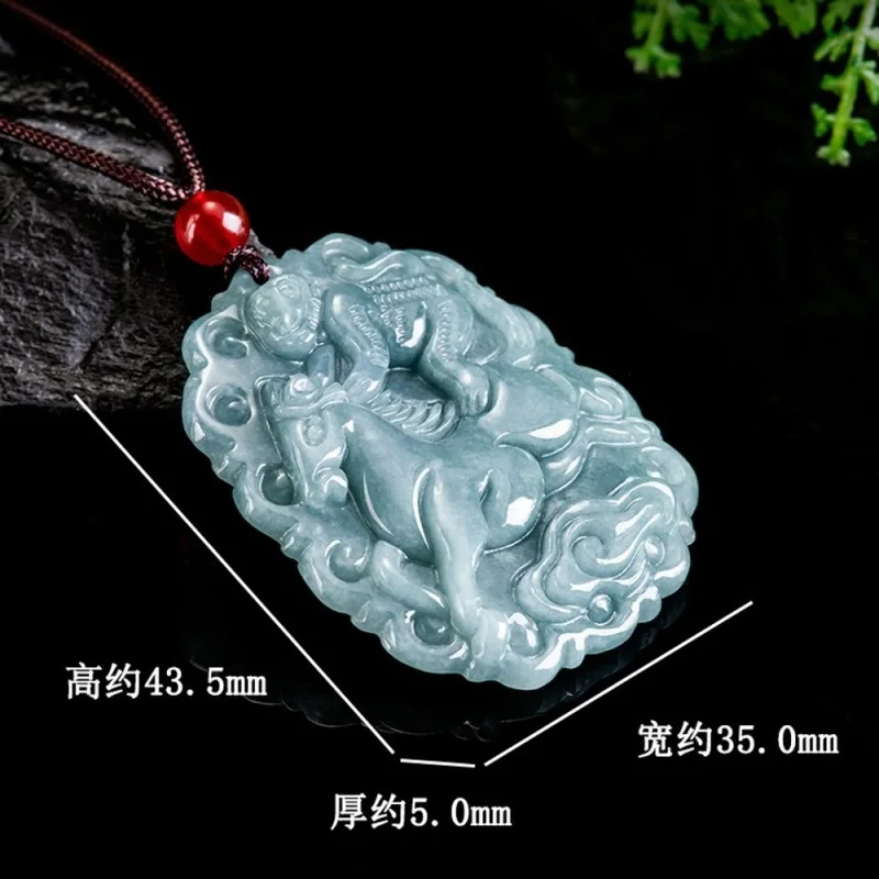 Настоящий натуральный нефрит класса А жадеит для мужчин и женщин подарок