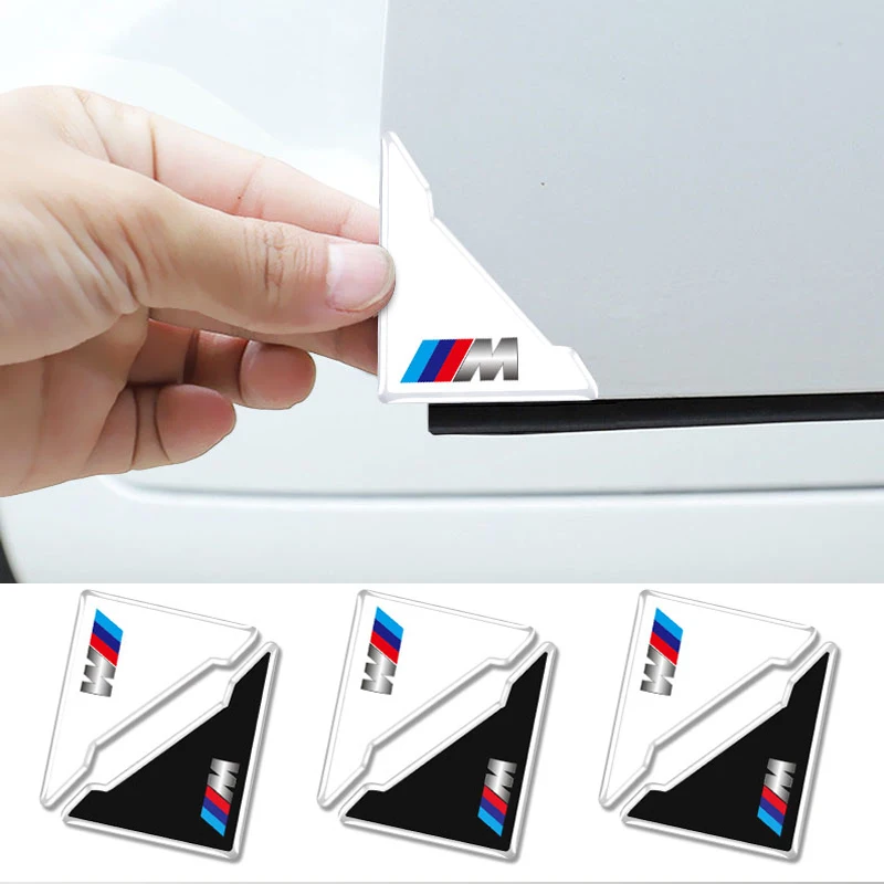 2 шт. угловая крышка двери автомобиля защитная наклейка от царапин для BMW M3 M4 M5 F93 F92