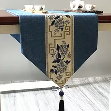 Proud Rose High-grade Chinese Table Runners TV Cabinet Cover Cloth Bed Flag Tea Table Cloth Modern Hotel Decoration (2)