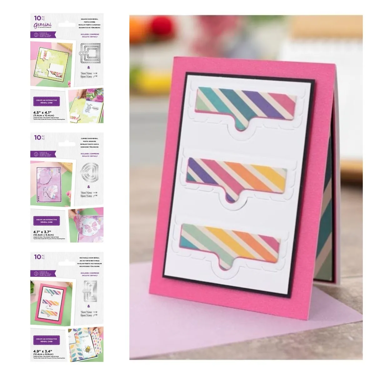 

2022 Arrival Metal Cutting Dies Scrapbook Decoration Embossing Templates Diy Handmade Square Curved Rectangle Door Reveal Stamps