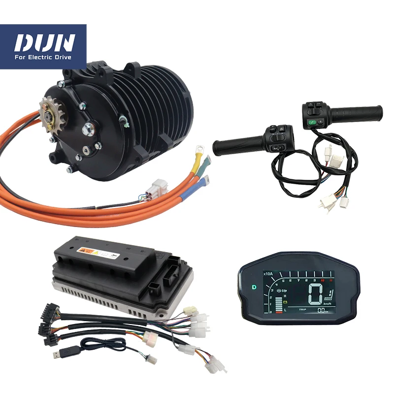 100KMH QS138 3KW V3 PMSM BLDC Внутренние шестерни двигателя среднего привода 1:2 35 со