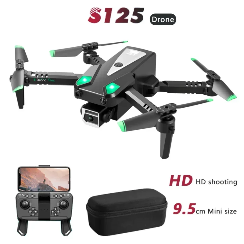 

HJ NEW S125 Drone Optical Flow Localization 2.4G WIFi Professional ESC 480P Dual Camera Obstacle Avoidance Quadcopter ToysToy