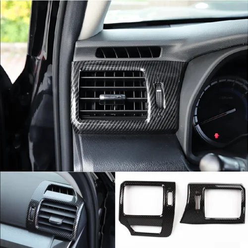 

For Toyota 4Runner 2014-2022 Dashboard Air Vent Cover Trim Carbon fiber look 2pc
