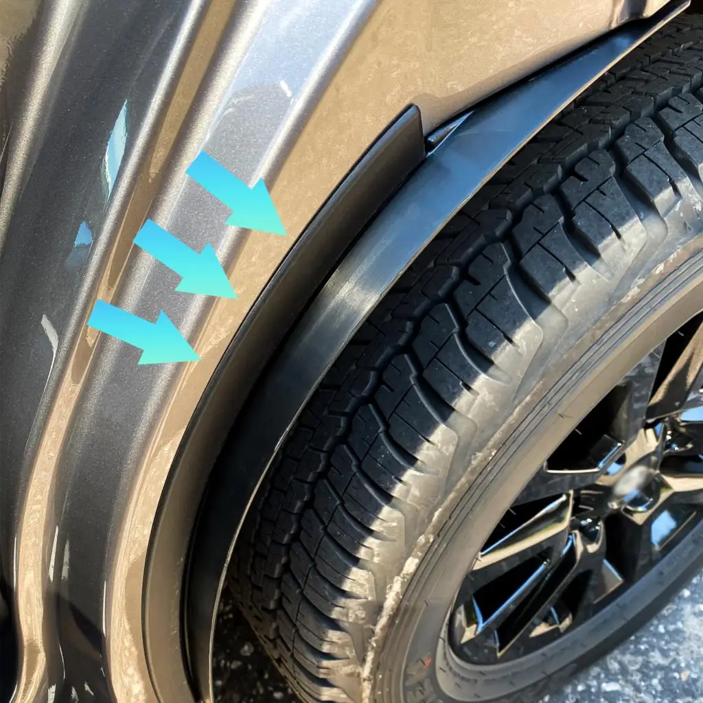 2x błotniki tylnych kół samochodowych do Toyota Land Cruiser Prado 150 Lexus GX 2010-2022