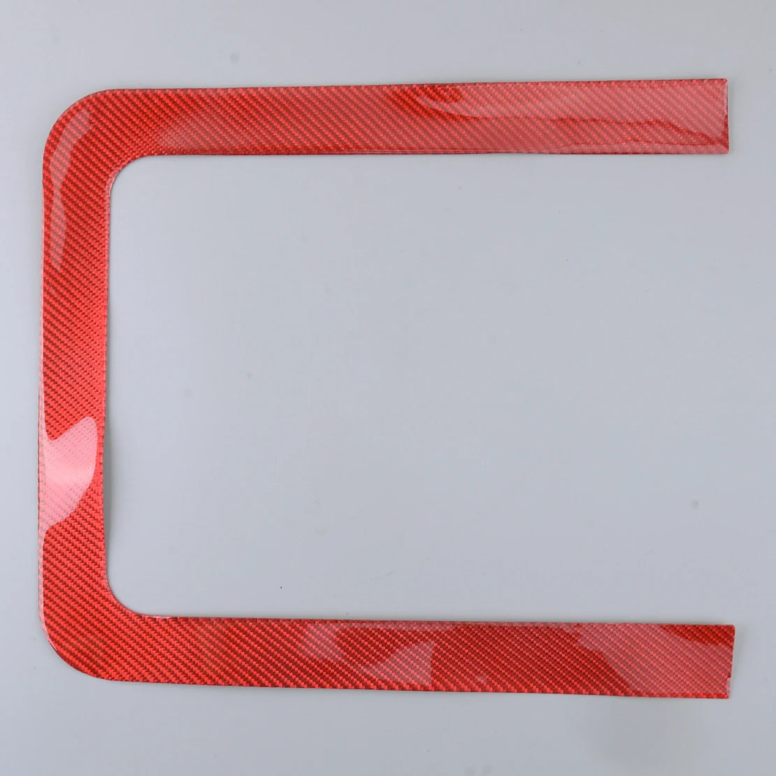

Car Interior Front Center Console Storage Box Frame Trim Cover Red Carbon Fiber Fit for Ford F-150 2020 2019 2018 2017 2016 2015